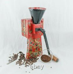 Antique Coffee Grinder Hindeloopen Grain Mill Kaffeemuehle Koffiemolen