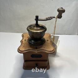 Antique Coffee Grinder Java Vintage