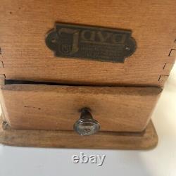 Antique Coffee Grinder Java Vintage