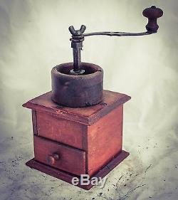 Antique Coffee Grinder MILL Moulin Cafe Molinillo caffe Kaffeemuehle rare