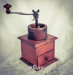 Antique Coffee Grinder MILL Moulin Cafe Molinillo caffe Kaffeemuehle rare