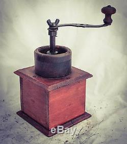 Antique Coffee Grinder MILL Moulin Cafe Molinillo caffe Kaffeemuehle rare