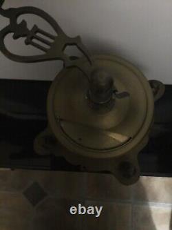 Antique Coffee Grinder Mill? Brass 1930 In excellent Condition? Vintage