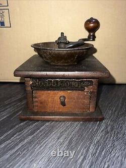 Antique Coffee Grinder Mill No. 66 Vintage