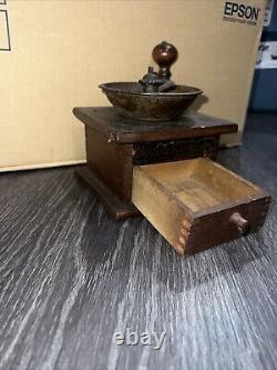 Antique Coffee Grinder Mill No. 66 Vintage