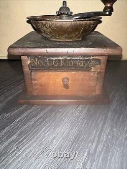 Antique Coffee Grinder Mill No. 66 Vintage