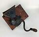 Antique Coffee Grinder Mill Wall Mount Wood Handle Primitive Kitchen Decor Gift