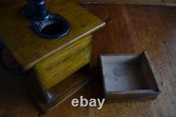 Antique Coffee Grinder Mill in Pristine Condition Working