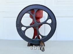 Antique Coffee Grinder No. 1-1/2 Burr Grain Mill Cast Iron