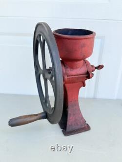 Antique Coffee Grinder No. 1-1/2 Burr Grain Mill Cast Iron