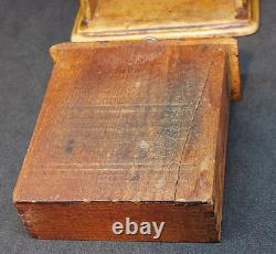 Antique Coffee Grinder Pe De Dienes 1910? -1930? Rare Inlay Working Old Germany