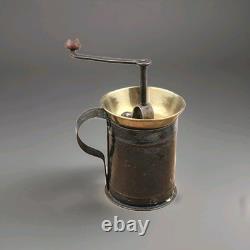 Antique Coffee Grinder Round Mill Moulin Cafe Molinillo caffe Kaffeemuehle