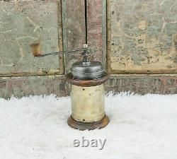 Antique Coffee Grinder Round Mill Moulin Cafe Molinillo caffe Kaffeemuehle