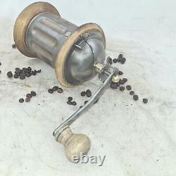 Antique Coffee Grinder Round Mill Moulin Cafe Molinillo caffe Kaffeemuehle