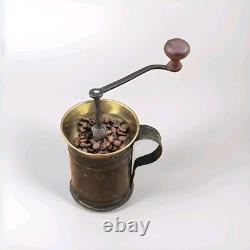 Antique Coffee Grinder Round Mill Moulin Cafe Molinillo caffe Kaffeemuehle