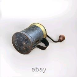 Antique Coffee Grinder Round Mill Moulin Cafe Molinillo caffe Kaffeemuehle