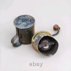 Antique Coffee Grinder Round Mill Moulin Cafe Molinillo caffe Kaffeemuehle