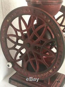 Antique Coffee Grinder SWIFT #12 MILL Cast Iron Lane Brothers Poughkeepsie NY