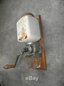 Antique Coffee Grinder mill kitchen Kaffeemühle malino retro country vintage old