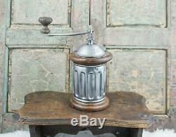 Antique Coffee Grinder round MILL Moulin Cafe Molinillo caffe Kaffeemuehle rare