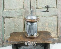 Antique Coffee Grinder round MILL Moulin Cafe Molinillo caffe Kaffeemuehle rare