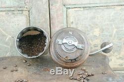 Antique Coffee Grinder round MILL Moulin Cafe Molinillo caffe Kaffeemuehle rare
