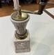 Antique Coffee Mill Ceramic Vintage Italian Handcrafted Coffee Grinder Rare