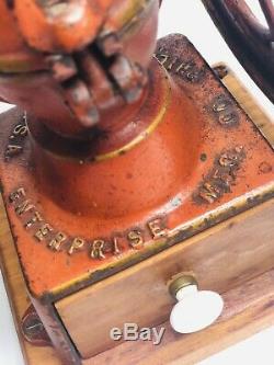 Antique Coffee Mill Grinder Enterprise #2