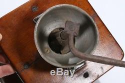 Antique Coffee Mill Grinder with Cast iron Mill and coffee drawer