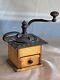 Antique Coffee Mill / Grinder with Eastlake / Mission Style Cast Iron Design, EX