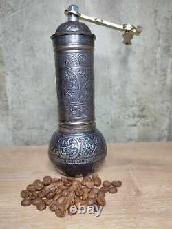 Antique Coffee and Spice Mill Adjustable Mill