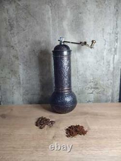 Antique Coffee and Spice Mill Adjustable Mill