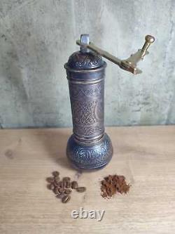 Antique Coffee and Spice Mill Adjustable Mill