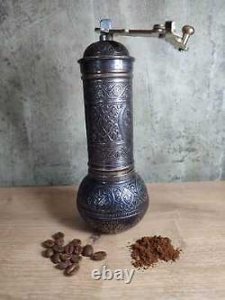 Antique Coffee and Spice Mill Adjustable Mill