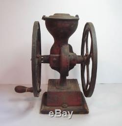 Antique Coles Cast Iron Coffee Mill / Grinder Philadelphia Pa