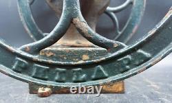 Antique Coles Mfg. Phila, 2 Wheel Small Coffee Grinder