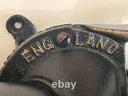 Antique Collectible Old Spong & Co Ltd Original 1900 Cast Iron Coffee Grinder