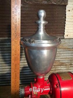 Antique Country Store 30s Hobart Cast Iron Model 2020 Electric Coffee Grinder