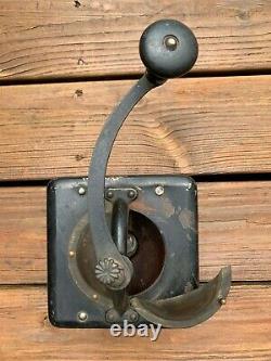 Antique Crown Coffee Mill No. 1 Coffee Grinder Metal Vintage Black Mill