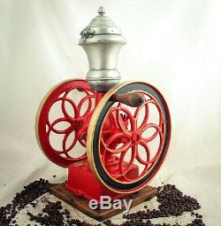 Antique ELMA No 4 Coffee Grinder Spanish cast-iron Mill Moulin cafe Molinillo