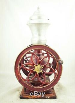 Antique ELMA No 6 Coffee Grinder Spanish cast-iron Mill Moulin cafe Molinillo