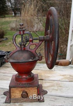 Antique ELMA coffee grinder mill