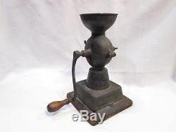 Antique ENTERPRISE #1 COFFEE GRINDER Hand Crank Cast Iron Coffee Mill