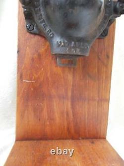 Antique ENTERPRISE COFFEE GRINDER withoriginal catch cup No 00 counter or wall