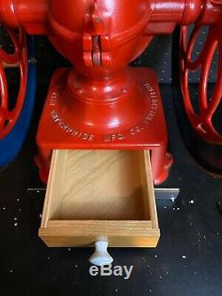 Antique ENTERPRISE Coffee Grinder Mill 1873 Excellent Working Condition Restored