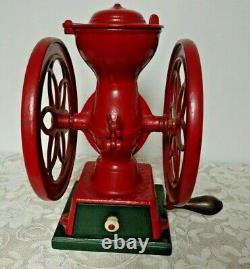 Antique ENTERPRISE Coffee Grinder Mill 1873 Philadelphia PA Original Paint NICE