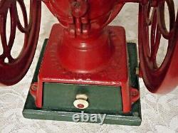 Antique ENTERPRISE Coffee Grinder Mill 1873 Philadelphia PA Original Paint NICE