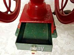 Antique ENTERPRISE Coffee Grinder Mill 1873 Philadelphia PA Original Paint NICE