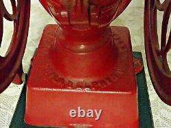 Antique ENTERPRISE Coffee Grinder Mill 1873 Philadelphia PA Original Paint NICE