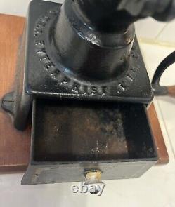 Antique ENTERPRISE EARLY No. 1 COFFEE MILL GRINDER EXCELLENT Condition